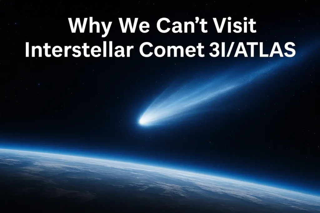 Why We Can’t Visit Interstellar Comet 3I/ATLAS