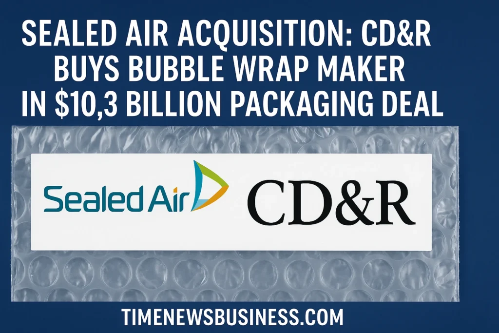 Sealed Air Acquisition: CD&R Buys Bubble Wrap Maker in .3 Billion Packaging Deal