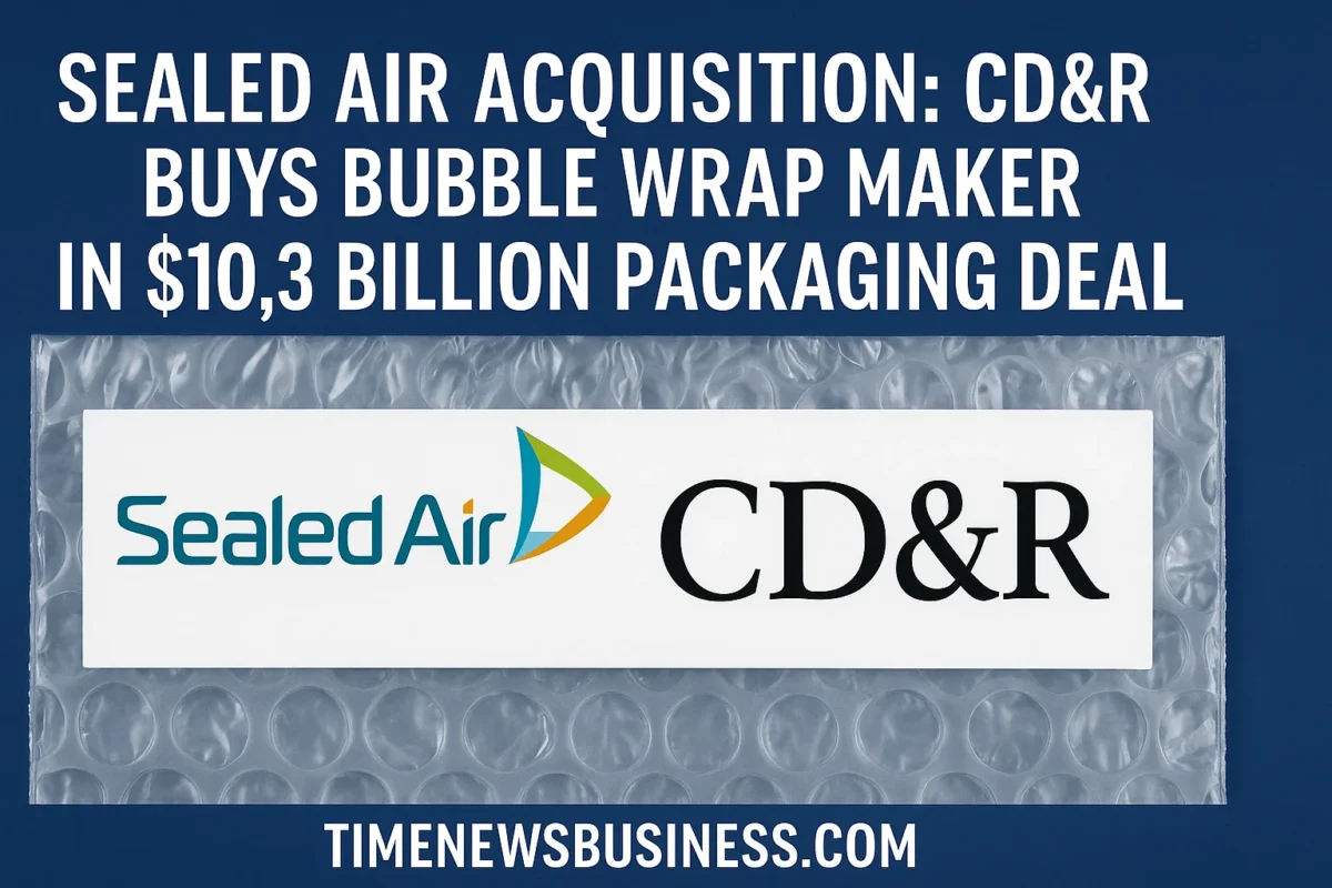 Sealed Air Acquisition: CD&R Buys Bubble Wrap Maker in .3 Billion Packaging Deal