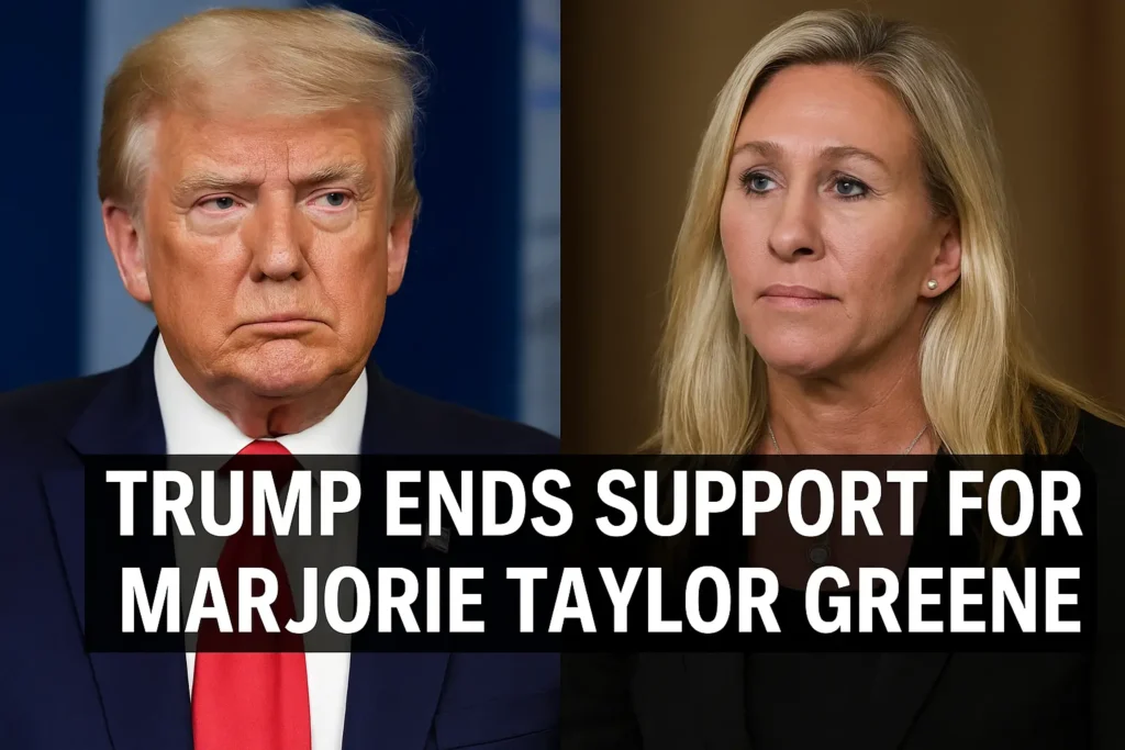Top 5 Reasons Trump Ends Support for Marjorie Taylor Greene