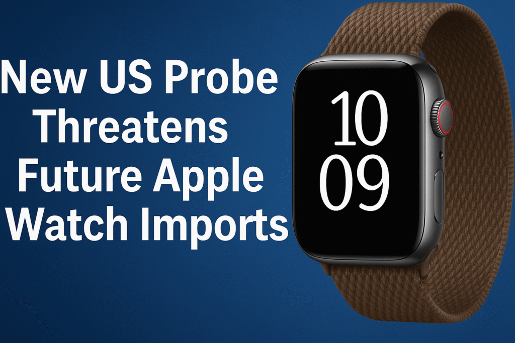 New US Investigation Puts Future Apple Watch Imports at Risk Amid Masimo Patent Clash New US Investigation Puts Future Apple Watch Imports at Risk Amid Masimo Patent Clash