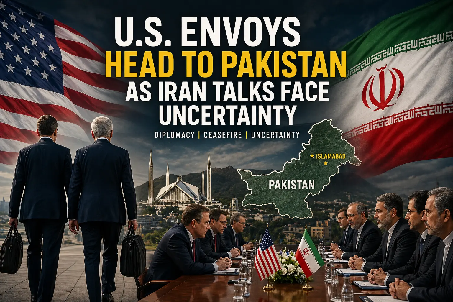 U.S. Envoys Head to Pakistan as Iran Talks Face Uncertainty and Rising Tensions